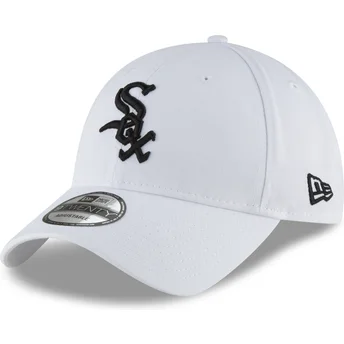 Cap išlenkta white adjustable strap negro 9TWENTY Core Classic Chicago White Sox MLB New Era