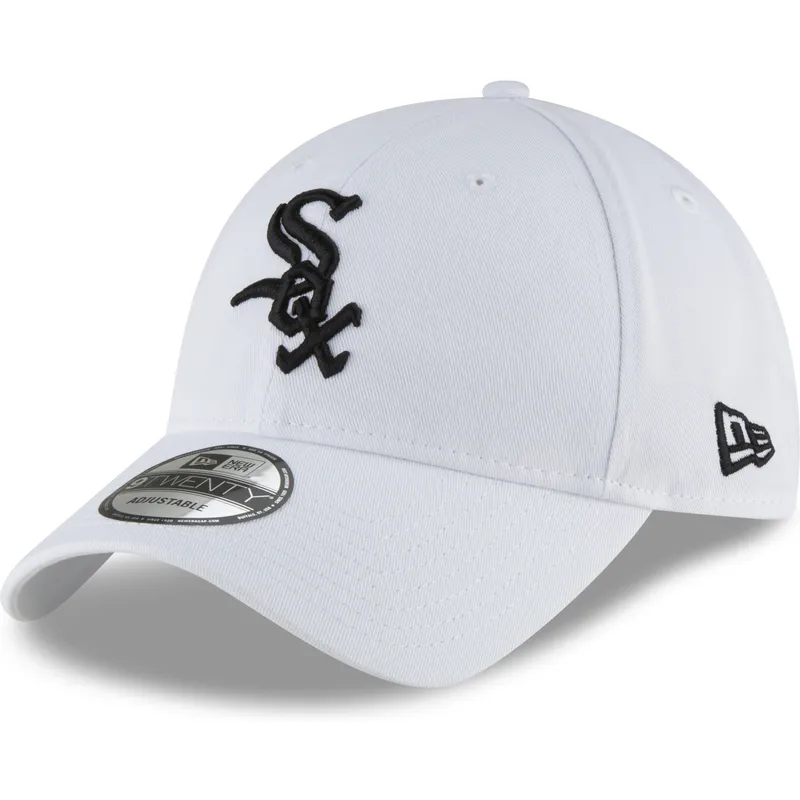 kepure-islenkta-balta-reguliuojama-juostele-9twenty-core-classic-chicago-white-sox-mlb-new-era