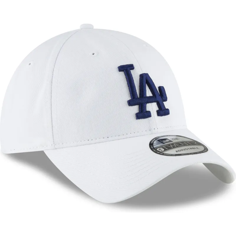 kepure-islenkta-balta-reguliuojama-juostele-9twenty-core-classic-los-angeles-dodgers-mlb-new-era