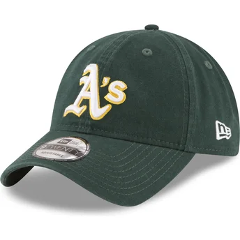 Cap išlenkta green adjustable strap 9TWENTY Core Classic Oakland Athletics MLB New Era