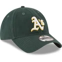 zielona-regulowana-czapka-z-zakrzywionym-daszkiem-9twenty-core-classic-oakland-athletics-mlb-new-era