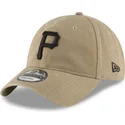 cap-islenkta-brown-adjustable-strap-claro-negro-9twenty-core-classic-pittsburgh-pirates-mlb-new-era