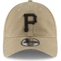 cap-islenkta-brown-adjustable-strap-claro-negro-9twenty-core-classic-pittsburgh-pirates-mlb-new-era