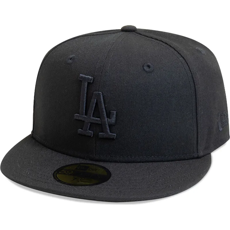 cap-plokscia-black-ajustada-59fifty-league-essential-los-angeles-dodgers-mlb-new-era