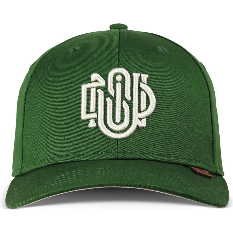 regulowana-zielona-czapka-z-daszkiem-anniversary-simple-truefit-od-djinns