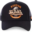 kepure-islenkta-juoda-snapback-eag-blk-von-dutch