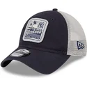 kepure-islenkta-tamsiai-melyna-snapback-9twenty-stripe-new-york-yankees-mlb-new-era