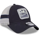 kepure-islenkta-tamsiai-melyna-snapback-9twenty-stripe-new-york-yankees-mlb-new-era