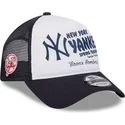 kepure-islenkta-tamsiai-melyna-snapback-9forty-a-frame-team-new-york-yankees-mlb-new-era