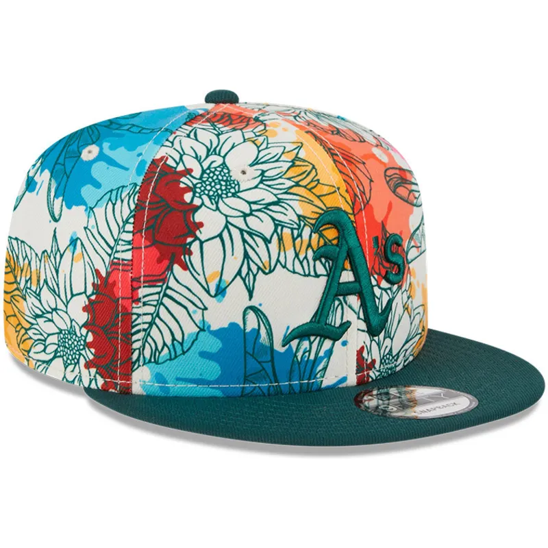kepure-plokscia-ivairiaspalvis-snapback-9fifty-spring-oakland-athletics-mlb-new-era