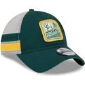czapka-trucker-zielono-biala-9twenty-stripe-oakland-athletics-mlb-od-new-era