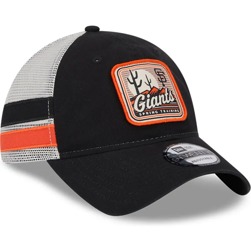 kepure-islenkta-juoda-snapback-9twenty-stripe-san-francisco-giants-mlb-new-era