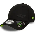 kepure-islenkta-juoda-reguliuojamas-9forty-repreve-valentino-rossi-vr46-motogp-new-era
