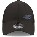 kepure-islenkta-juoda-reguliuojamas-9forty-repreve-valentino-rossi-vr46-motogp-new-era