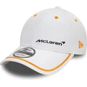 kepure-islenkta-balta-reguliuojamas-9forty-contrast-piping-mclaren-racing-formula-1-new-era