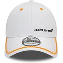 kepure-islenkta-balta-reguliuojamas-9forty-contrast-piping-mclaren-racing-formula-1-new-era