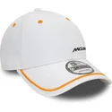 kepure-islenkta-balta-reguliuojamas-9forty-contrast-piping-mclaren-racing-formula-1-new-era