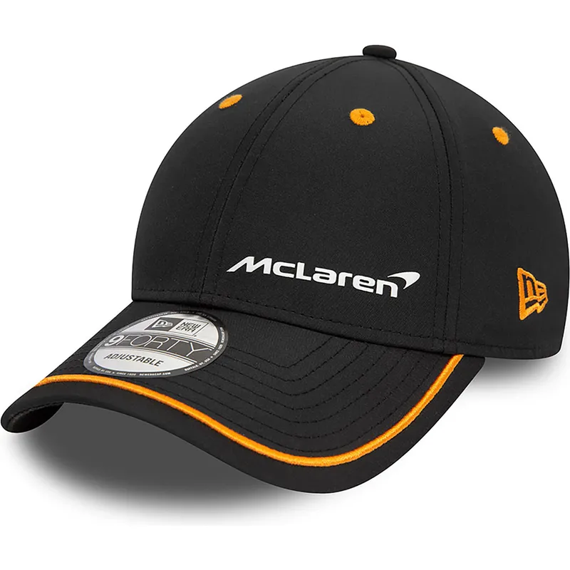 kepure-islenkta-juoda-reguliuojamas-9forty-contrast-piping-mclaren-racing-formula-1-new-era