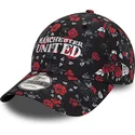 kepure-islenkta-juoda-reguliuojamas-9forty-floral-all-over-print-manchester-united-football-club-premier-league-new-era