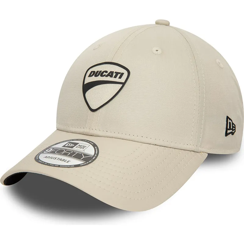 bezowa-czapka-z-daszkiem-regulowana-9forty-ripstop-ducati-motor-motogp-od-new-era