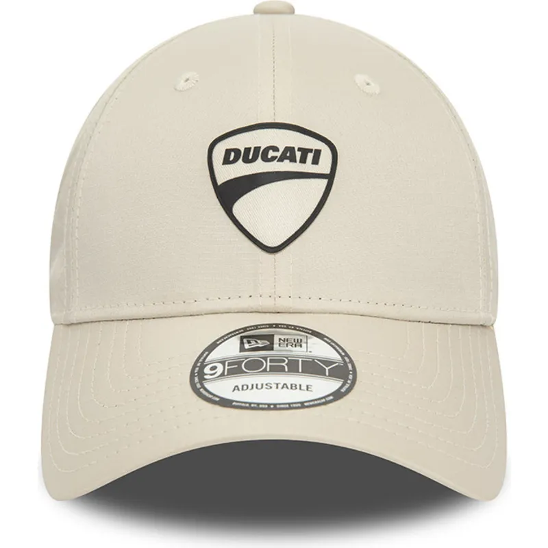 bezowa-czapka-z-daszkiem-regulowana-9forty-ripstop-ducati-motor-motogp-od-new-era