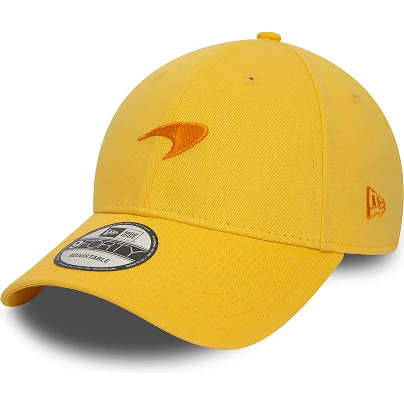 kepure-islenkta-geltona-reguliuojamas-9forty-seasonal-mclaren-racing-formula-1-new-era