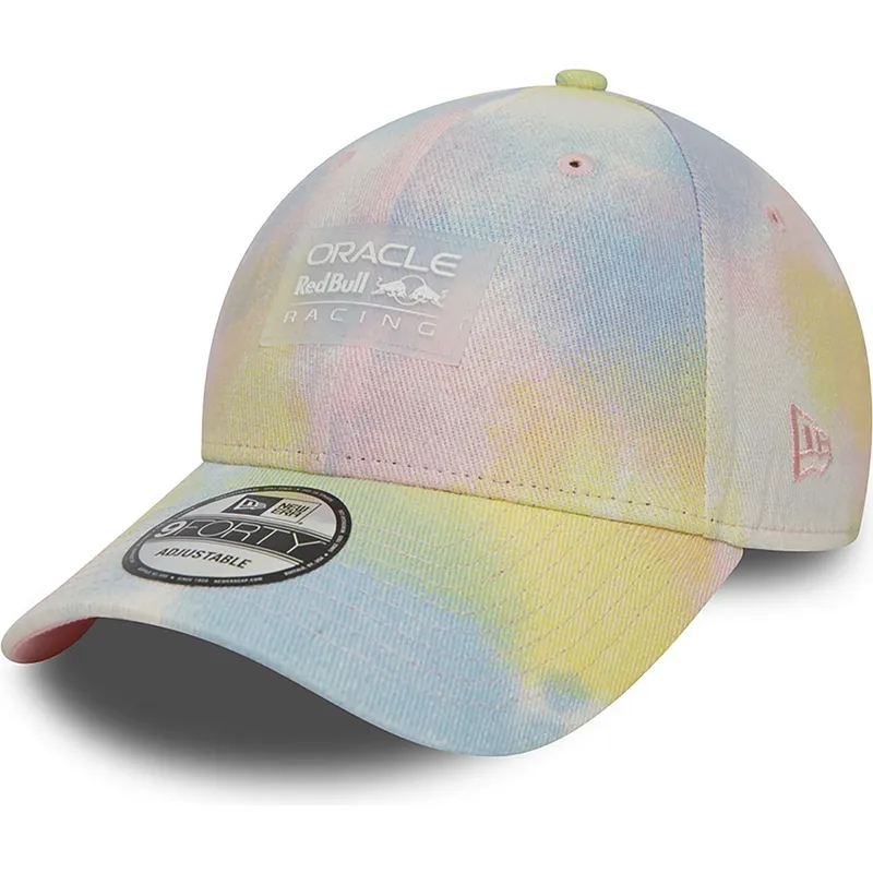 kepure-islenkta-ivairiaspalvis-snapback-9forty-tie-dye-denim-red-bull-racing-formula-1-new-era