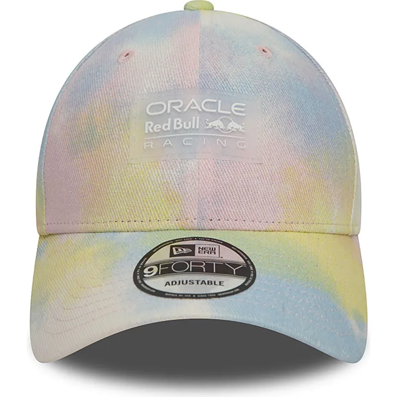 wielokolorowa-czapka-z-zakrzywionym-daszkiem-snapback-9forty-tie-dye-denim-red-bull-racing-formula-1-new-era