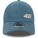 kepure-islenkta-melyna-snapback-9forty-denim-valentino-rossi-vr46-motogp-new-era