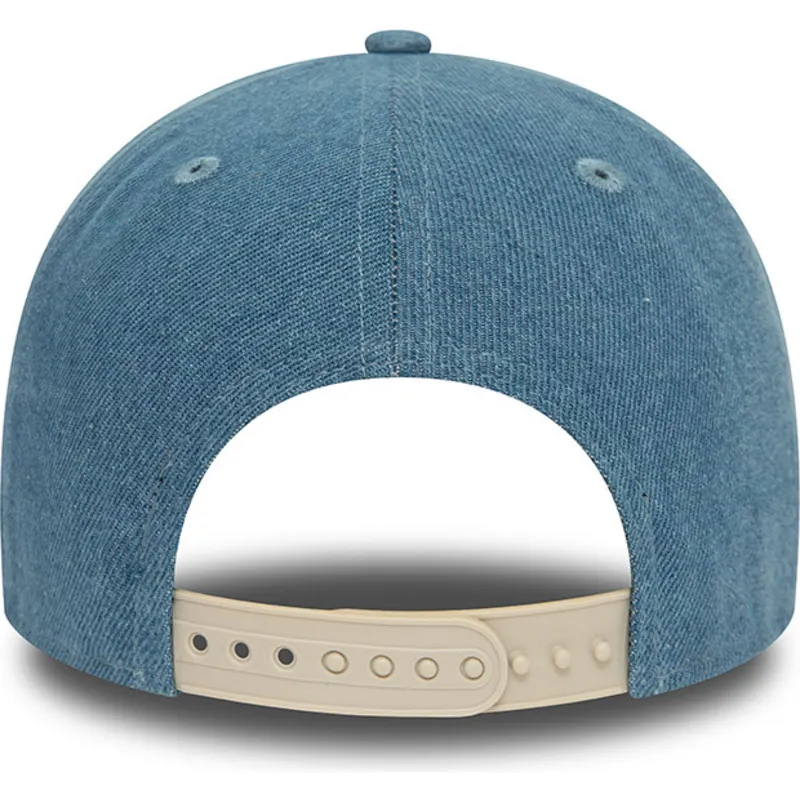 kepure-islenkta-melyna-snapback-9forty-denim-valentino-rossi-vr46-motogp-new-era