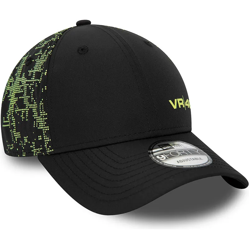 kepure-islenkta-juoda-snapback-9forty-poly-print-valentino-rossi-vr46-motogp-new-era