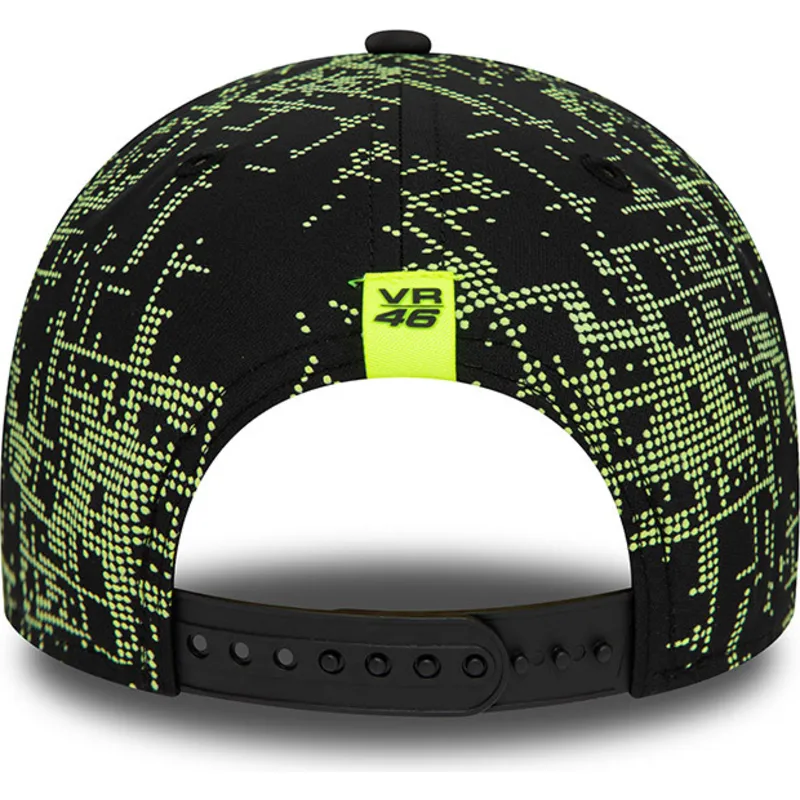 kepure-islenkta-juoda-snapback-9forty-poly-print-valentino-rossi-vr46-motogp-new-era