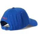 polo-ralph-lauren-curved-brim-red-logo-cotton-chino-classic-sport-blue-adjustable-cap