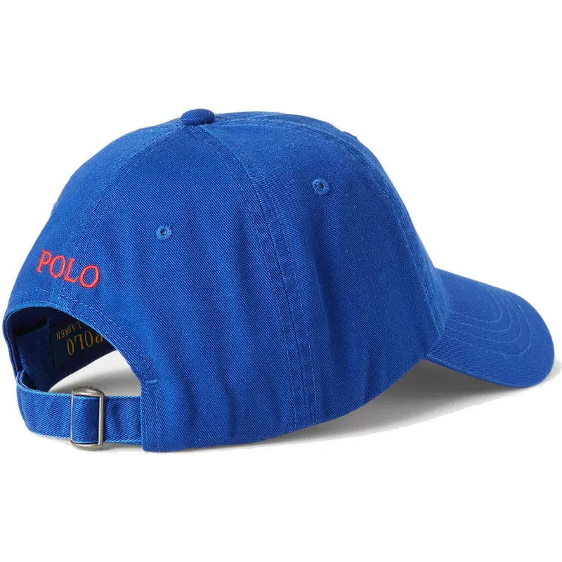 kepure-islenkta-melyna-reguliuojamas-cotton-chino-classic-sport-polo-ralph-lauren
