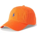 kepure-islenkta-oranzine-reguliuojamas-cotton-chino-classic-sport-polo-ralph-lauren