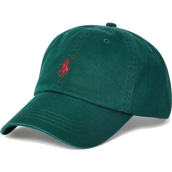 Kepurė išlenkta žalia reguliuojama juostelė Cotton Chino Classic Sport Polo Ralph Lauren