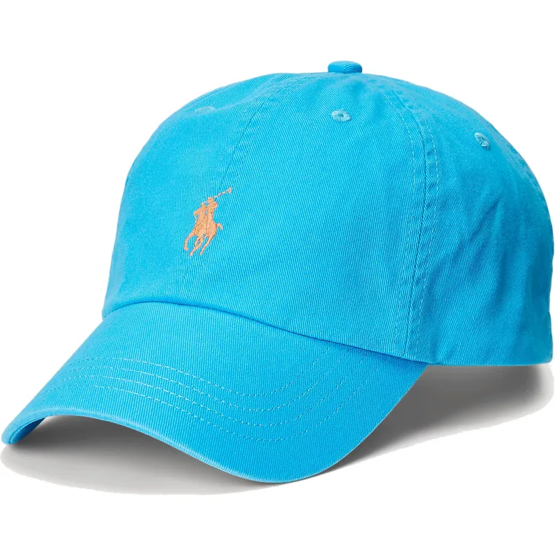 kepure-islenkta-melyna-reguliuojamas-cotton-chino-classic-sport-polo-ralph-lauren