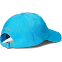 niebieska-regulowana-czapka-z-daszkiem-z-pomaranczowym-logo-cotton-chino-classic-sport-od-polo-ralph-lauren