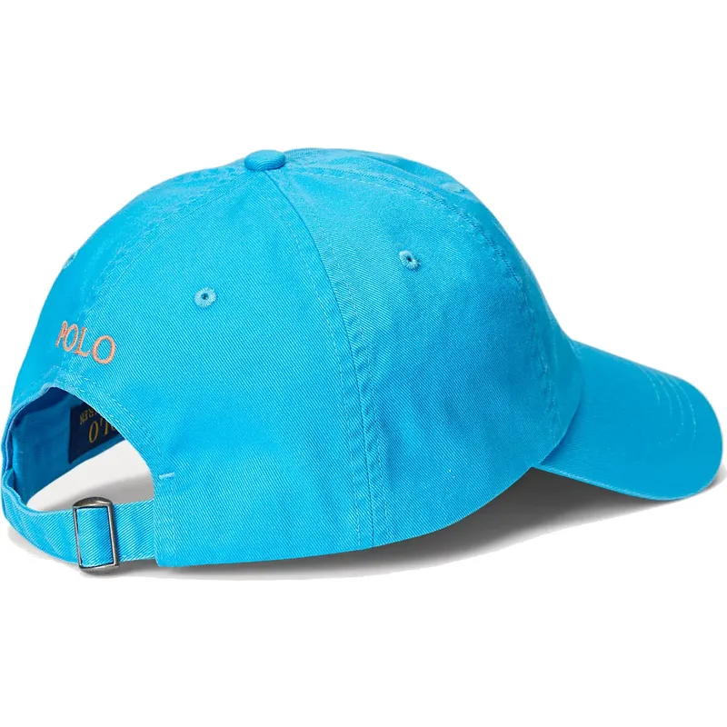 kepure-islenkta-melyna-reguliuojamas-cotton-chino-classic-sport-polo-ralph-lauren