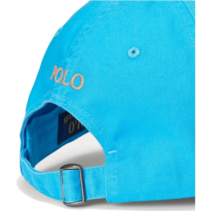 kepure-islenkta-melyna-reguliuojamas-cotton-chino-classic-sport-polo-ralph-lauren