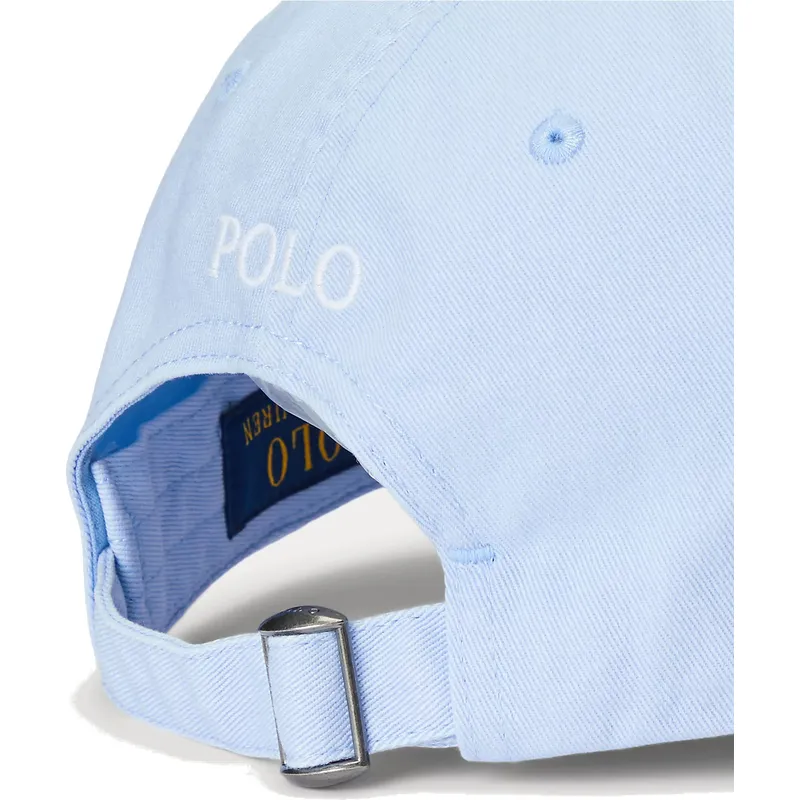 kepure-islenkta-melyna-reguliuojama-juostele-claro-cotton-chino-classic-sport-polo-ralph-lauren