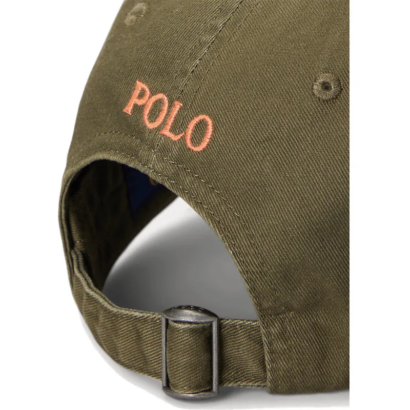 kepure-islenkta-zalia-reguliuojama-juostele-cotton-chino-classic-sport-polo-ralph-lauren