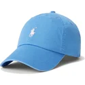 kepure-islenkta-melyna-reguliuojamas-cotton-chino-classic-sport-polo-ralph-lauren