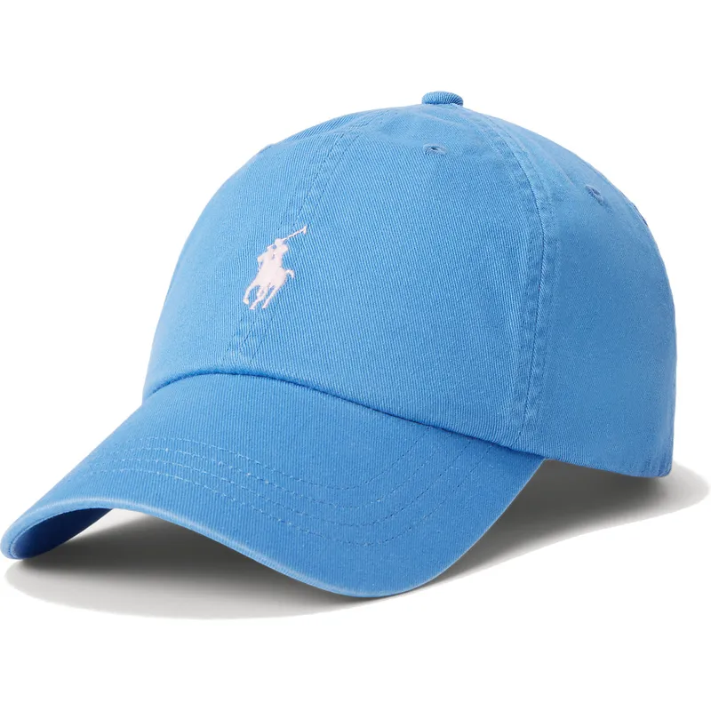 kepure-islenkta-melyna-reguliuojamas-cotton-chino-classic-sport-polo-ralph-lauren