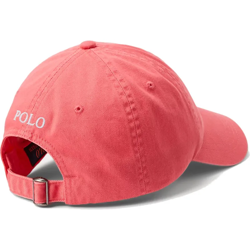 kepure-islenkta-raudona-reguliuojamas-cotton-chino-classic-sport-polo-ralph-lauren