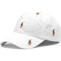 kepure-islenkta-balta-reguliuojamas-multicolor-classic-sport-multi-polo-ralph-lauren