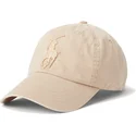 bezowa-czapka-z-zakrzywionym-daszkiem-regulowana-z-bezowym-logo-big-pony-chino-classic-sport-od-polo-ralph-lauren