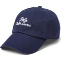 kepure-islenkta-tamsiai-melyna-reguliuojamas-chino-classic-sport-script-polo-ralph-lauren