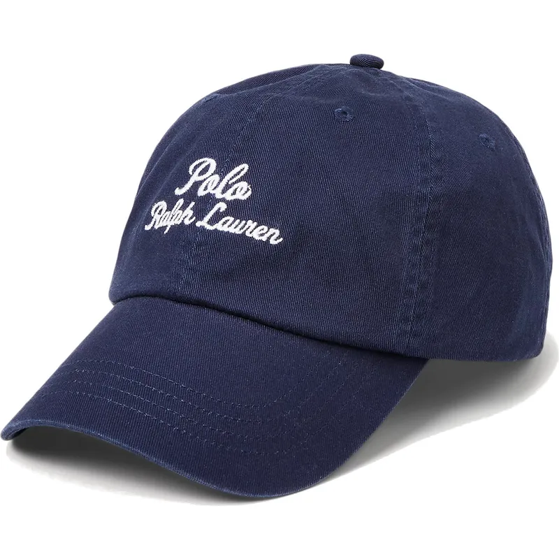 kepure-islenkta-tamsiai-melyna-reguliuojamas-chino-classic-sport-script-polo-ralph-lauren