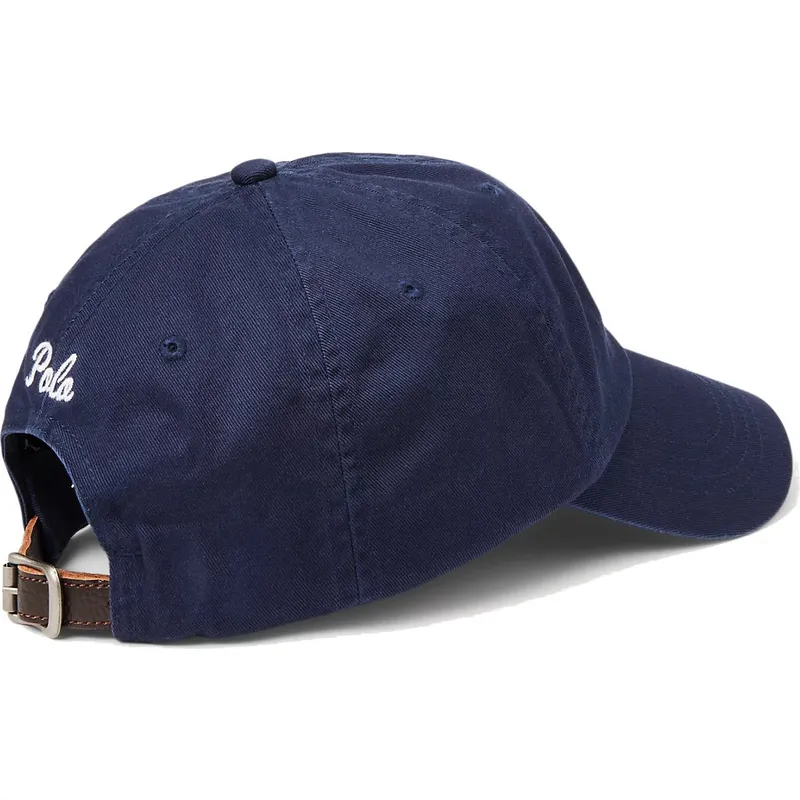 kepure-islenkta-tamsiai-melyna-reguliuojamas-chino-classic-sport-script-polo-ralph-lauren
